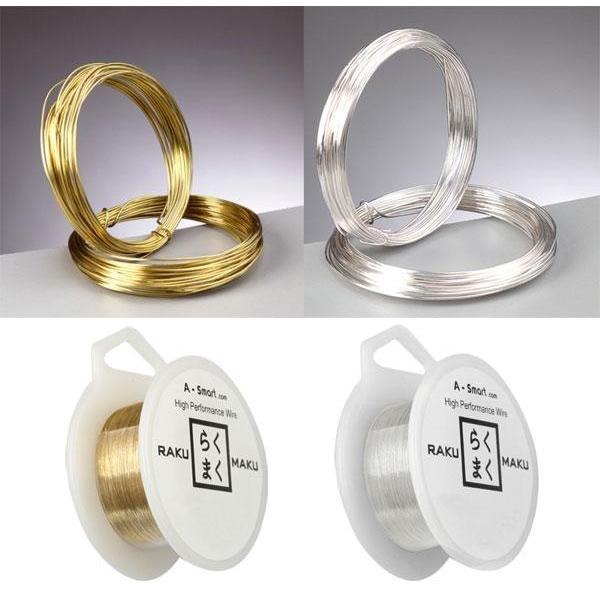 らくまく カッパーワイヤー・丸線 0.50mm(24ga)/1巻 : アイ