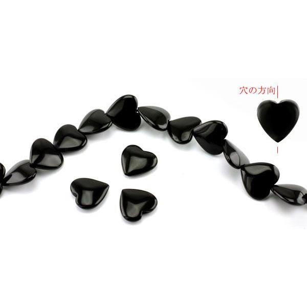 破格 大きなハート リビアングラスハート×ブラックオーラライトk18k14 ブラックオニキスハートシェイプリング | Sally's Jewelry