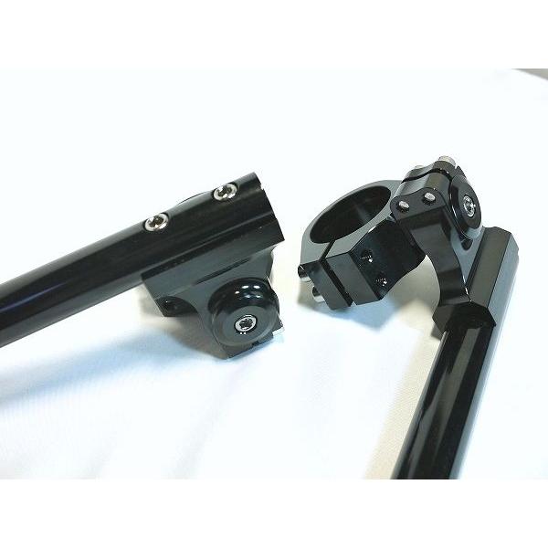 激安単価で 35パイ 35mm セパハン 黒 角度調節式HIGH セパレートハンドル セルビス ジェイドJADE GB400TT CB750FZ FA FB CB400SS等に 35φ正立 ACCEL製37パイ角度調節式セパレートハンドル シルバー