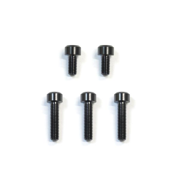 スズキ5穴用64チタン製タンクキャップボルト ブラック インパルス400 GSR250/400/600/750 GSX-R600 SV650/1000 GSX-R1000 GSX1300Rハヤブサ