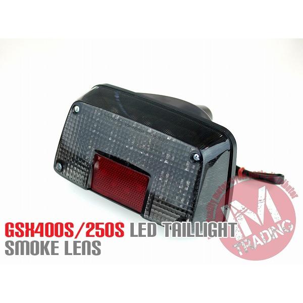 GSX400Sカタナ GSX250Sカタナ用LEDテールランプスモークレンズ 刀
