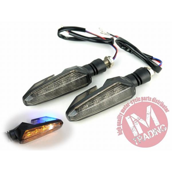デュアルカラー LEDウインカー TYPE2 ブルー 背面ポジション付 2