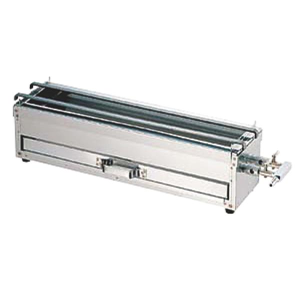 照姫 ガス焼鳥コンロ大 LP 540×140mm 照姫 18-0 焼鳥コンロガス用2本バーナー 特大 LP 109001 : いまちゃす