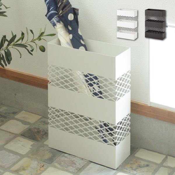 シンプルながらインテリア性の高い傘立て◎水受けトレー付き【サイズ】幅21×奥行き12×高さ41cm【 素 材 】スチール(粉体塗装)【 重 量 】2.0kg【原産地】中国【 送 料 】商品1点につき1,180円（税込）※送料は購入した個数分...