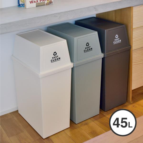 東谷 ゴミ箱 45リットル 分別 キッチン 大容量 フタ付き 安い