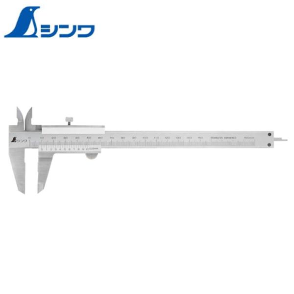 【特長】●スタンダードタイプのノギスです【計測範囲】●外側測定・内側測定・深さ測定・段差測定【仕様】●本体サイズ 235×77×8mm●製品質量 150g●材質 ステンレス●デップスバー 有●測定範囲 0.05〜150mm●最小読取値 0....