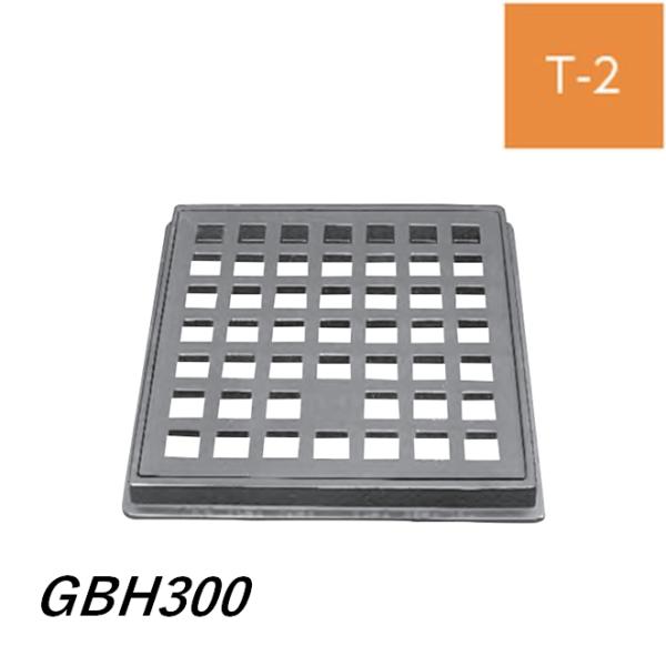 伊藤鉄工 IGS 鋳鉄製格子蓋 GBH-300 330mm×330mm T-2 ますぶた 角マス