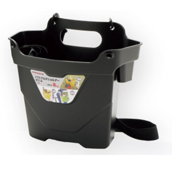 【特長】●ハンドル付きで持ちやすい●小物を引っ掛けられる穴付き●背面カーブして体にフィット●使いやすい、3種類のツール穴●柔らかい【仕様】●カラー：マットブラック(SMS-MBLK)●質量：480g●本体材質：低密度ポリエチレン●ベルト材質...