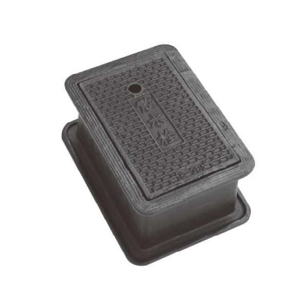 【特徴】散水栓ボックスB3-b【仕様】蓋：FC200枠：FC200表面処理：樹脂系塗装