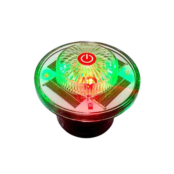 カットコーン用 LED コーンヘッド 三角コーン 夜間工事現場 ソーラー充電 高輝度 点滅式ソーラー 工事現場 注意喚起 保安灯 点滅灯 建築 建設 土木 道路