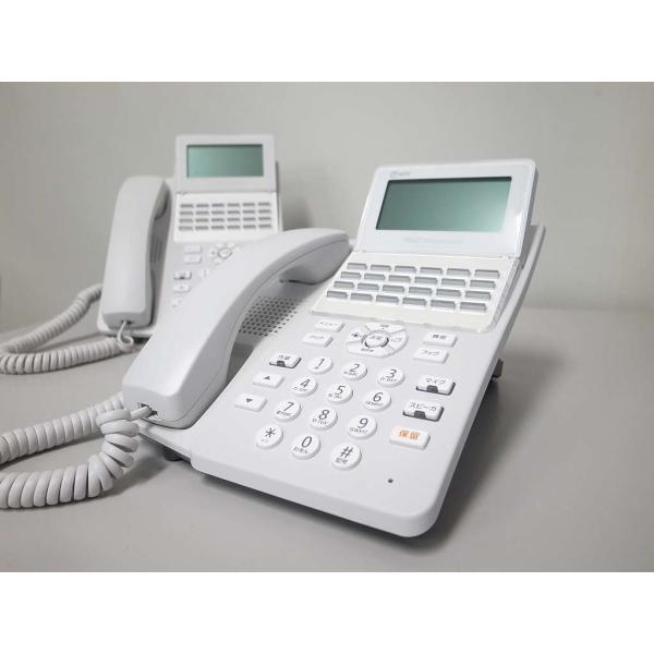 □【☆N1☆】 NTT αN1 24ボタン標準電話機 【A1-[24]STEL-[2][W]】 2台 