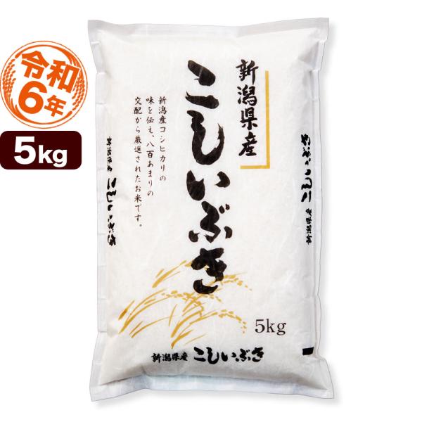 こしいぶき 5kg お米 令和6年産 新潟産 送料無料 (北海道、九州 こしいぶき 5kg お米 令和6年産 新潟産 送料無料 (北海道、九州