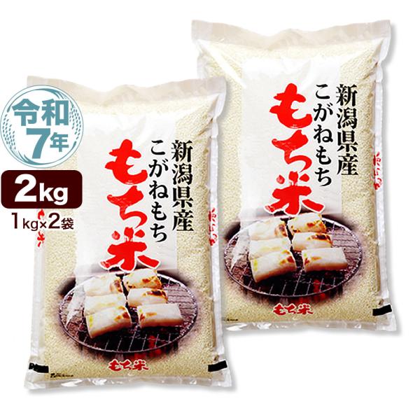 令和7年産 新潟産 こがねもち米 10kg(5kg×2袋) 米