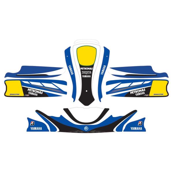レーシングカート用 カウルステッカー KG7-UNICO08-YP11 特注品 レーシングカート用 カウルステッカー KG7-UNICO08-YP11 特注品