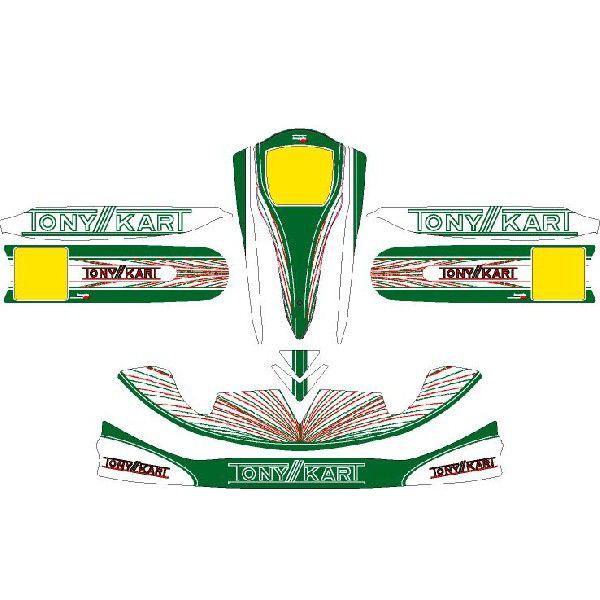 レーシングカート用 カウルステッカー M4用TONY仕様2 特注品 : imagine 