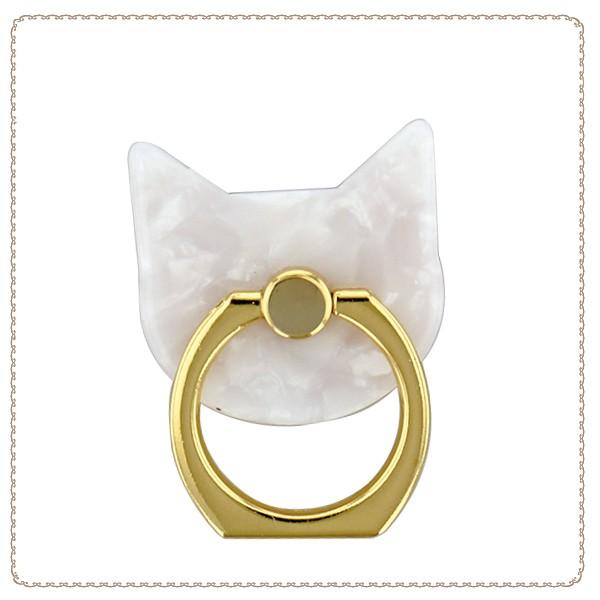 ホールドリング 猫 スマホリング スマートフォンリング ネコ 動物 Sar0055 Wh ホワイト 各種スマートフォン用 おしゃれ かわいい 1 1853 Iphoneケース買うならイマイ屋 通販 Yahoo ショッピング