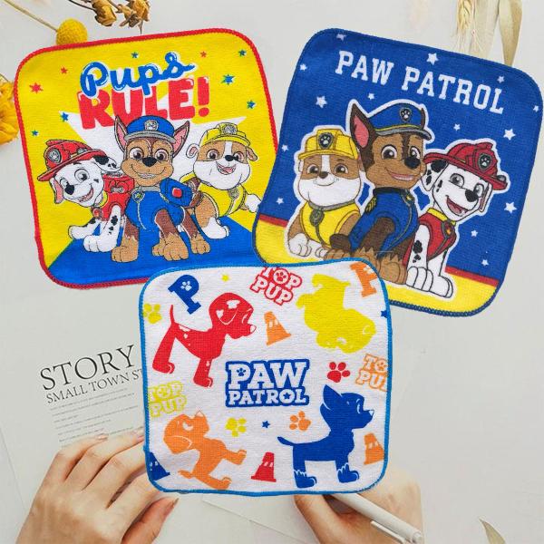 ミニハンカチ 3枚セット パウパトロール ミニタオル セット ハンカチ タオル 子供用 ハンカチセット ガーゼ キッズ 女の子 男の子 幼稚園 保育園 プレゼント