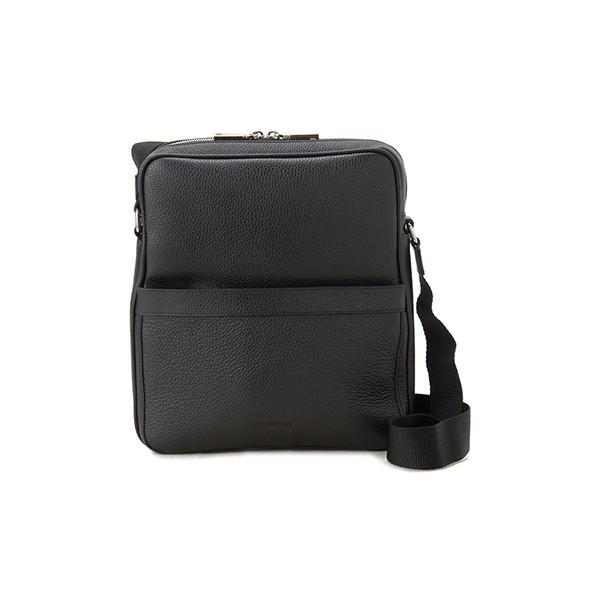 激安先着 ショルダーバッグ メンズ Cromia クロミア Ner ショルダーバッグ メンズ Cromia クロミア Ner ブラック ブラック イタリアレザー バッグ