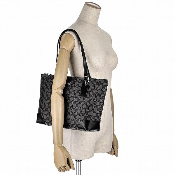 F Svdk6 1 ブラック コーチ トートバッグ レディースファッション Coach ストア店 ブラック ファッション Wq イマジン横浜 レディース おまけ付