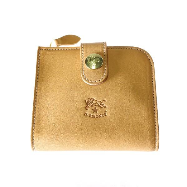 人気アイテム 折財布 二つ折り財布 イルビゾンテ Il Bisonte イルビゾンテ Il Bisonte 折財布 メンズ レディース C00 P 1 ベージュ ヌメ 財布 Www Reinnec Cl