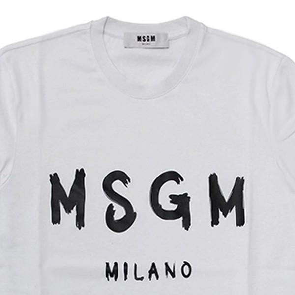 超特価激安 エムエスジーエム Tシャツ Msgm ホワイト Mサイズ 2841mdm60 Wh Tシャツ Msgm エムエスジーエム レディース メンズ トップス