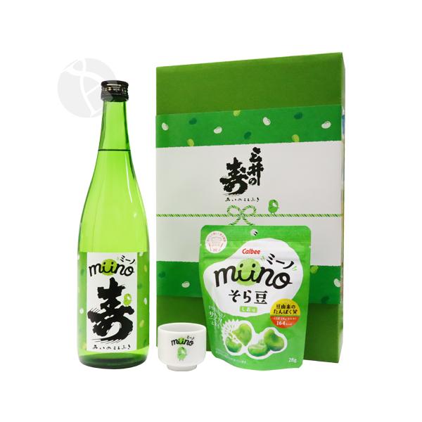 三井の寿 miino（ミーノ）寿 カルビーmiinoそら豆×純米大吟醸酒 720ml