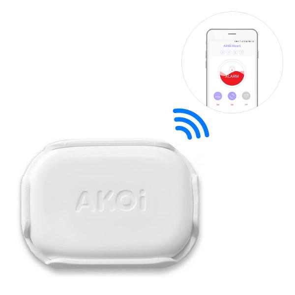 AKOi Heartは動きを24時間モニタリングして変化をアラームでお知らせするセンサー。オムツに取り付け、Bluetoothでスマホアプリと連携・通知。●リアルタイムアラーム　「動き（無呼吸）感知」…10秒間動きがないとスマホにお知らせ　...