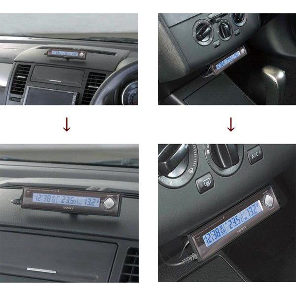 VTメータークロック：車用電圧計+電波時計+温度計Fizz890〜〒郵送可￥320 Fizz890いま何度