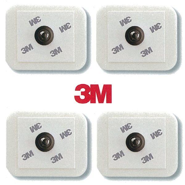 使い捨ての電極パッド、50個入りです。3M社製で、規格品です。フォーム基材の中央に導電性粘着ゲルを使用した全面粘着する電極です。安定性と経済性を両立したモニタリング電極です。X線撮影時に影になりにくいカーボンアイレットを採用しました。携帯型...
