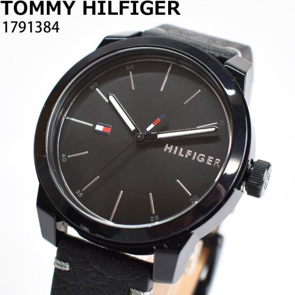 トミーヒルフィガー 腕時計 メンズ 1791384 (4) オールブラック