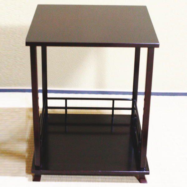 茶道具 お棚 佳辰棚 溜塗り 坐忘斎好写し 組立式 炉・風炉用 坐 茶道具 お棚 佳辰棚 溜塗り 坐忘斎好写し 組立式 炉・風炉用 坐
