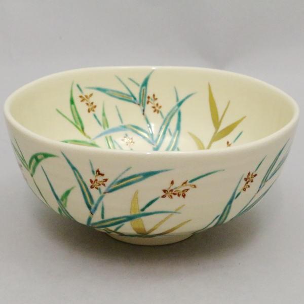 茶道具 抹茶茶碗 平茶碗 芦 手塚石雲作 花蝶窯 茶道 : 茶道具