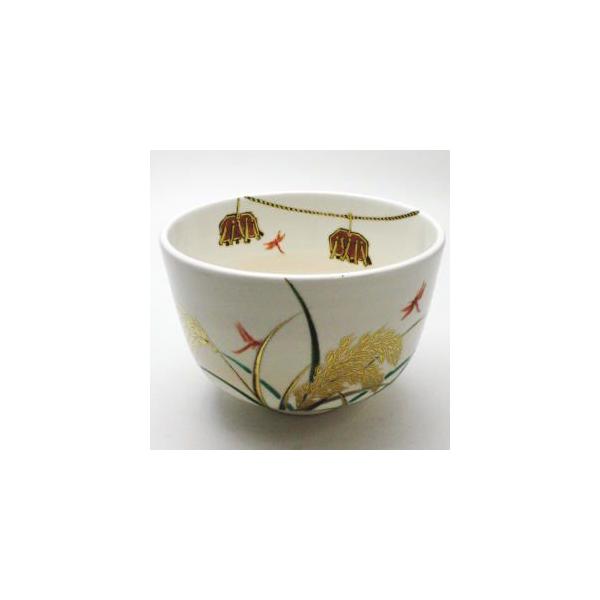茶道具 抹茶茶碗 仁清写 稲に赤蜻蛉 田中方円作 茶道 : 茶道具 茶道具 抹茶茶碗 仁清写 稲に赤蜻蛉 田中方円作 茶道 : 茶道具