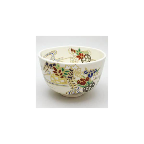 茶道具 抹茶茶碗 花籠 菖蒲 藤の花 藤谷芳山作 茶道 : 茶道具 茶道具 抹茶茶碗 花籠 菖蒲 藤の花 藤谷芳山作 茶道 : 茶道具