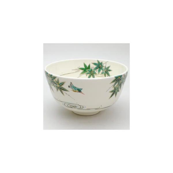 茶道具 抹茶茶碗 青楓 翡翠 川蝉 稲葉抱山作 茶道 : 茶道具いまや静香