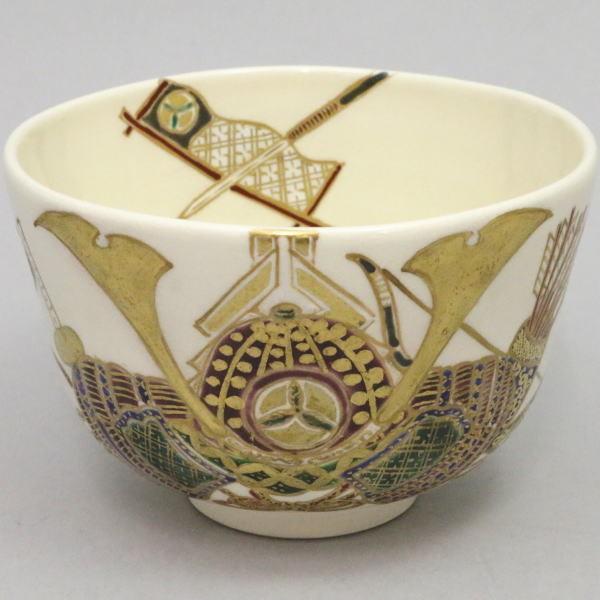 茶道具 抹茶茶碗 端午の節句 兜に菖蒲 加藤如水作 茶道 : 茶道具 茶道具 抹茶茶碗 端午の節句 兜に菖蒲 加藤如水作 茶道 : 茶道具