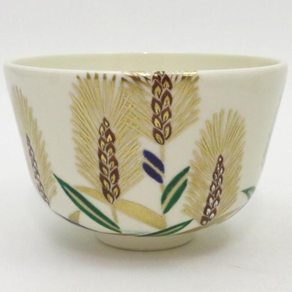 茶道具 抹茶茶碗 仁清写 麦 山本蓼作 仁清写し 茶道 : 茶道具 茶道具 抹茶茶碗 仁清写 麦 山本蓼作 仁清写し 茶道 : 茶道具