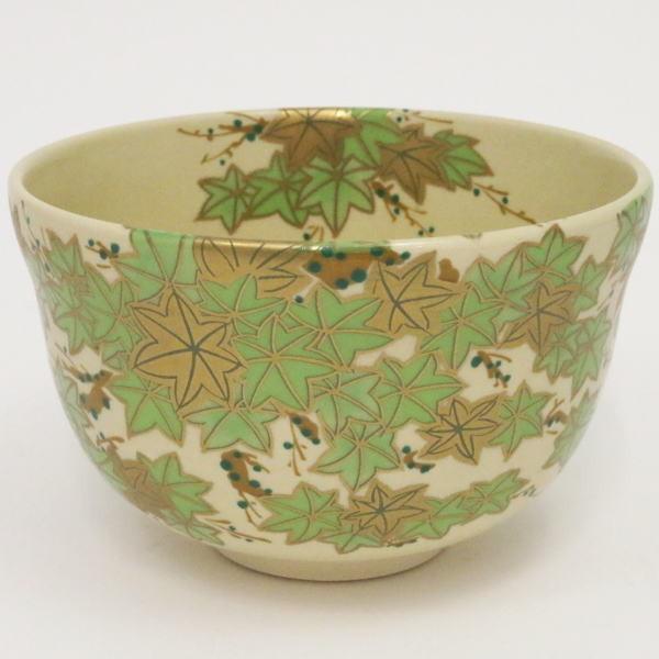 送料込【逢絢亭・新品】茶道具 茶碗 京焼 仁清 流水青楓の図 文月和香 共箱入り 送料込【逢絢亭・新品】茶道具 茶碗 京焼 仁清 流水青楓の図 文月和香