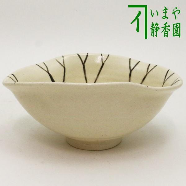 茶道具 抹茶茶碗 絵唐津焼 蓮の華 はす 中里嘉孝作 絵唐津焼き