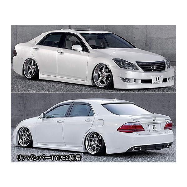 うさぎ @プロフ必読 エイムゲイン クラウン ロイヤルサルーン クラウンロイヤル 200系後期 純VIPエアロ ルーフウィング