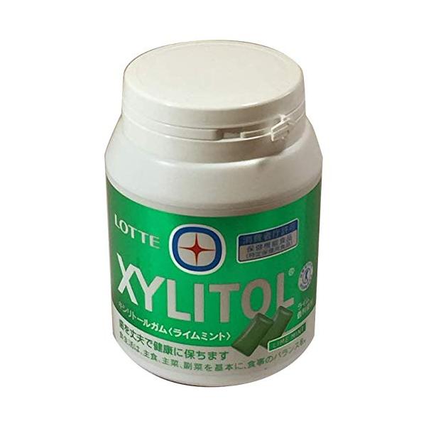 LOTTE★キシリトール ガム★ライムミント★シリーズ最大 大容量290g メガボトル★ロッテ XYLITOL LIME MINT MEGABOTTLE チューインガム