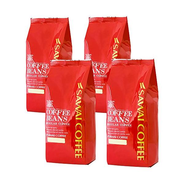 澤井珈琲 コーヒー 専門店 コーヒー豆 2種類 (ビクトリーブレンド/ブレンドフォルティシモ) セット 2kg (500g x 4) 200杯分