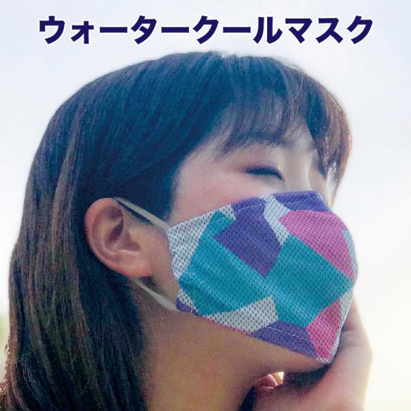 洗って繰り返し使えるクールマスク 2枚セット 2サイズ選べる こども用 大人用 夏用素材