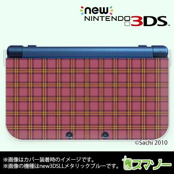 (new Nintendo 3DS 3DS LL 3DS LL ) ���킢��GIRLS 18 �`�F�b�N ���b�h �J�o�[