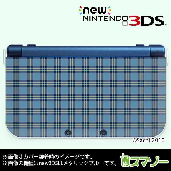 (new Nintendo 3DS 3DS LL 3DS LL ) ���킢��GIRLS 19 �`�F�b�N �u���[ �J�o�[