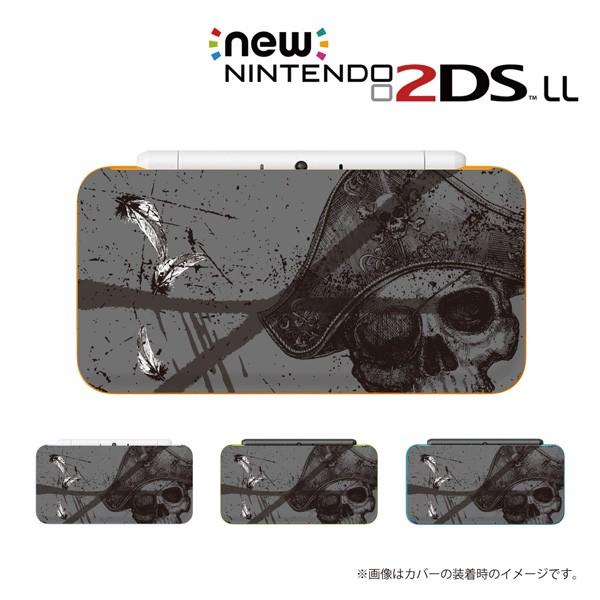 new NINTENDO 2DS LL �J�o�[ �P�[�X �n�[�h / �X�J��6 �\�ʃv�����g �[�� �K�C�R�c �h�N�� �C�� �O���[