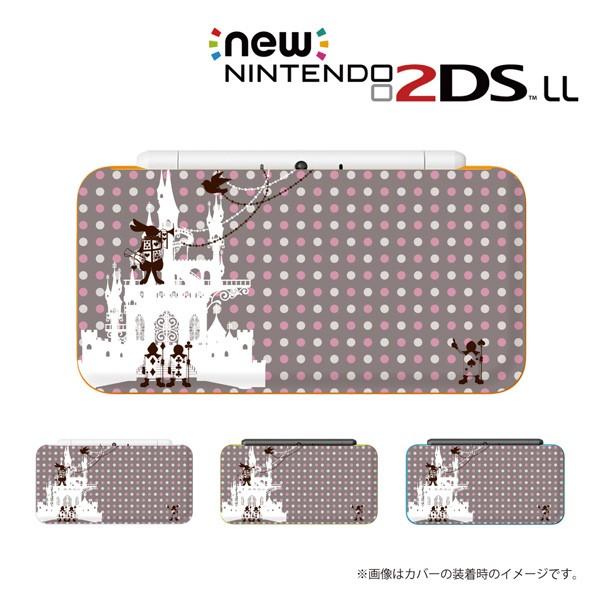 new NINTENDO 2DS LL �J�o�[ �P�[�X �n�[�h / �g�����v�̕��� �h�b�g�O���[ �A���X �E�T�M