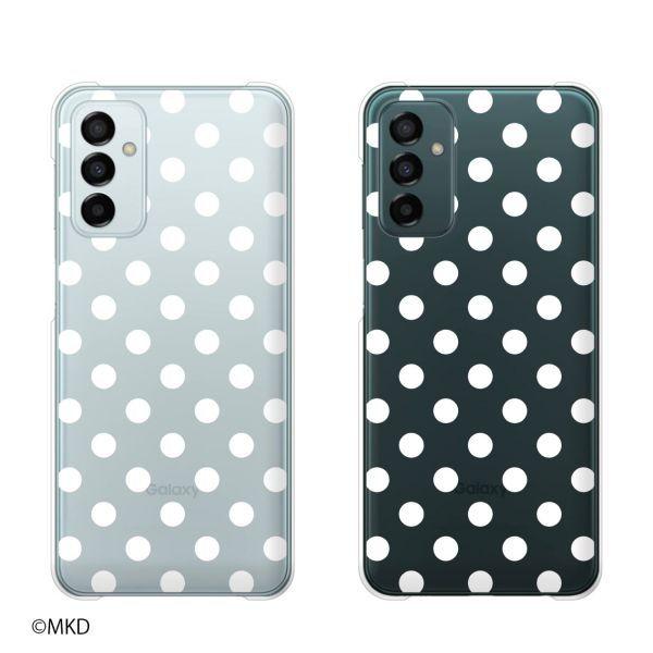 Galaxy M23 5G  �X�}�z �P�[�X �J�o�[ �h�b�gmkd �z���C�g×�N���A