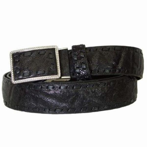 象革 エレファント 片面艶有り手縫い ベルト メンズ 35mm/135cm : IMP  