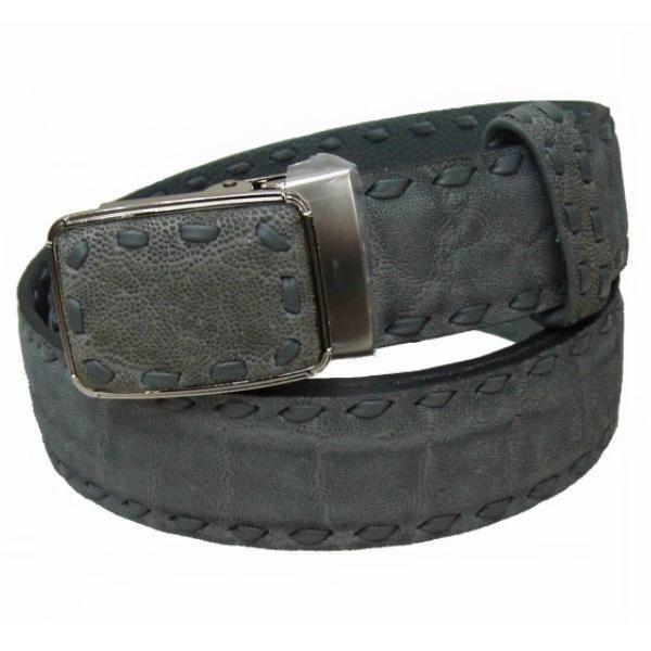 象革 エレファント 片面艶消し手縫い ベルト メンズ 40mm : IMP  